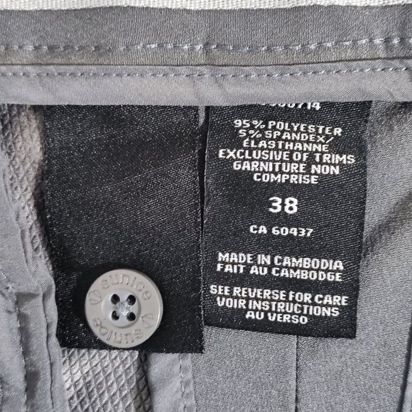 Sunice Golf/ Summer shorts men's size 38 grey colour sporty active wear - Picture 7 of 12